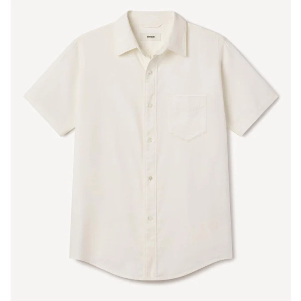 Buck Mason Draped Twill One Pocket Shirt